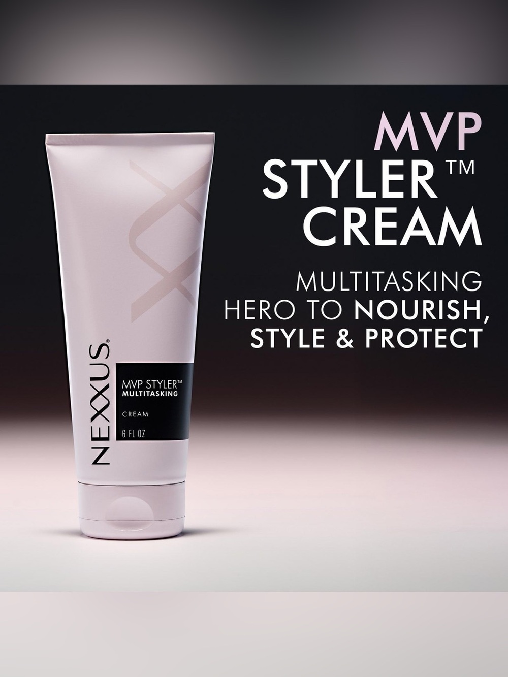 Nexxus MVP Styler Multitasking Cream 6 oz - Frizz Control Heat Protection - New
